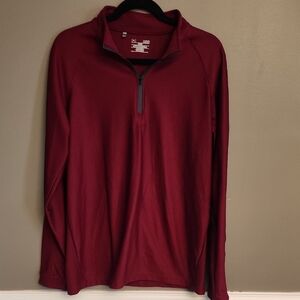 Men's Maroon Under Armour Zip-Up
